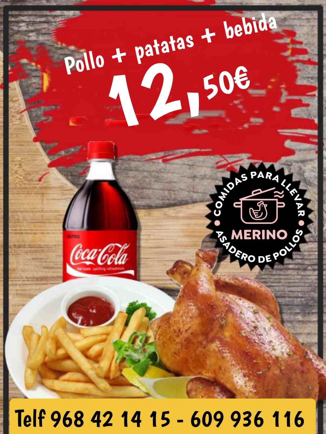 Promoción de Comidas para llevar - Asadero Merino en Totana