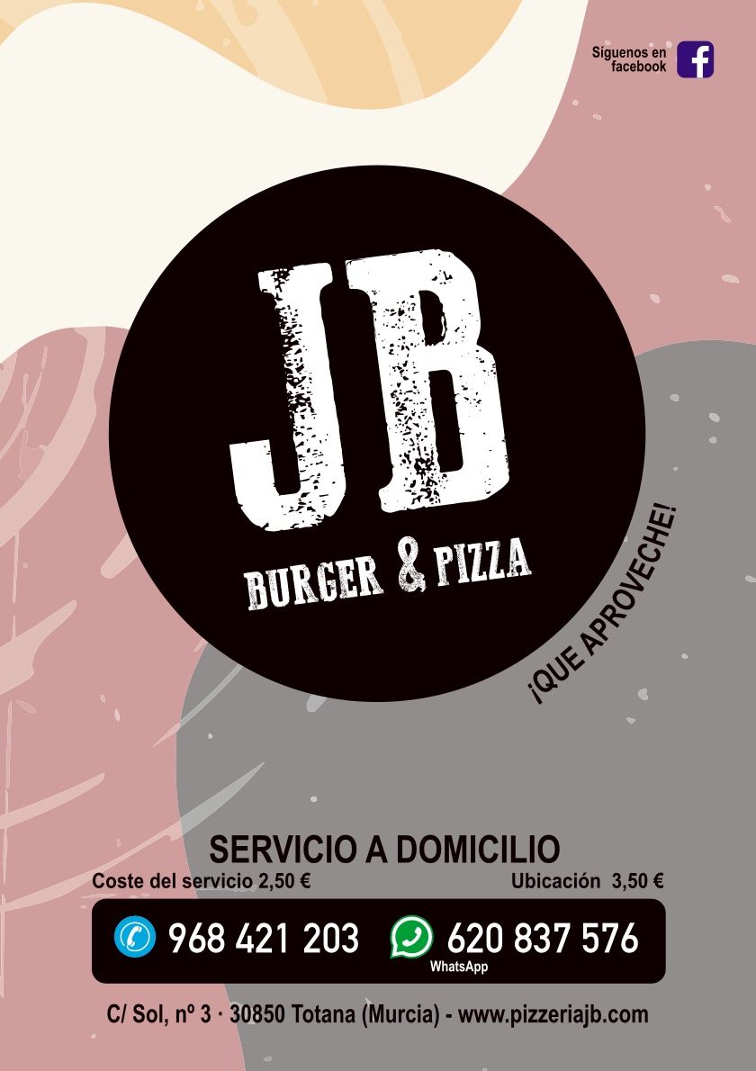 Carta de Pizzería - Burger J&B