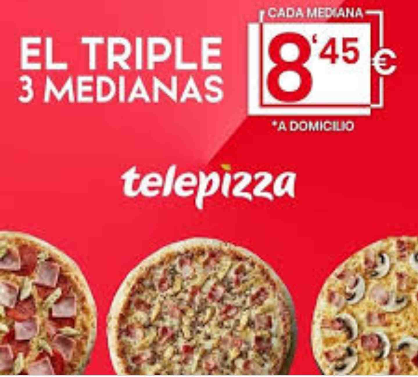 Promoción de Telepizza en Totana