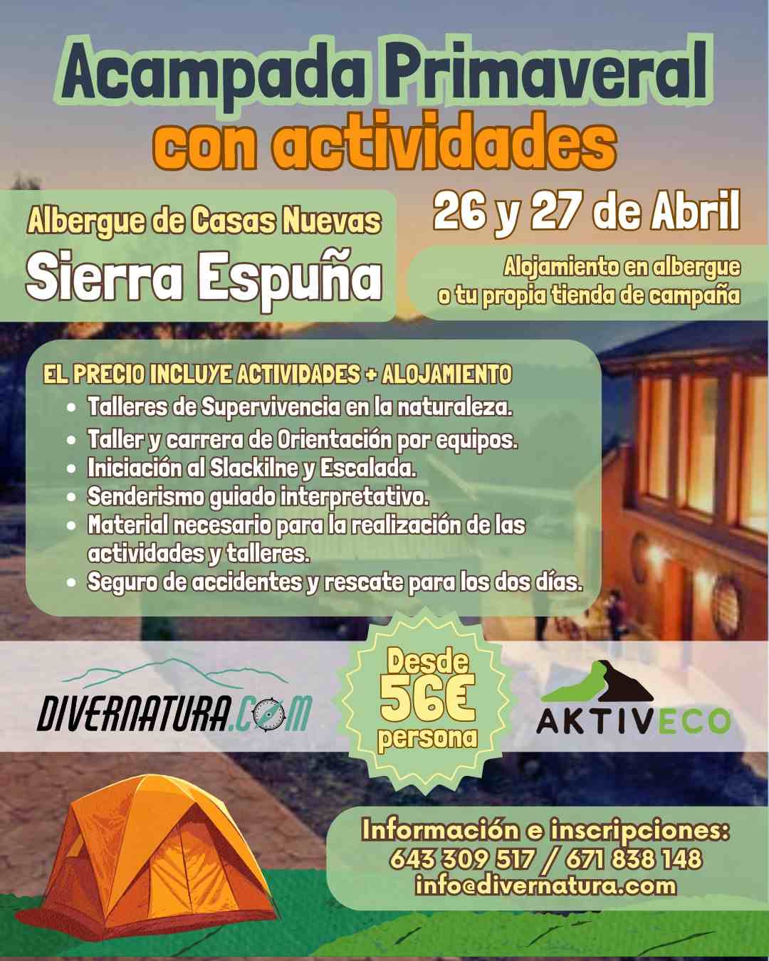 Acampada Primaveral en Sierra Espuña