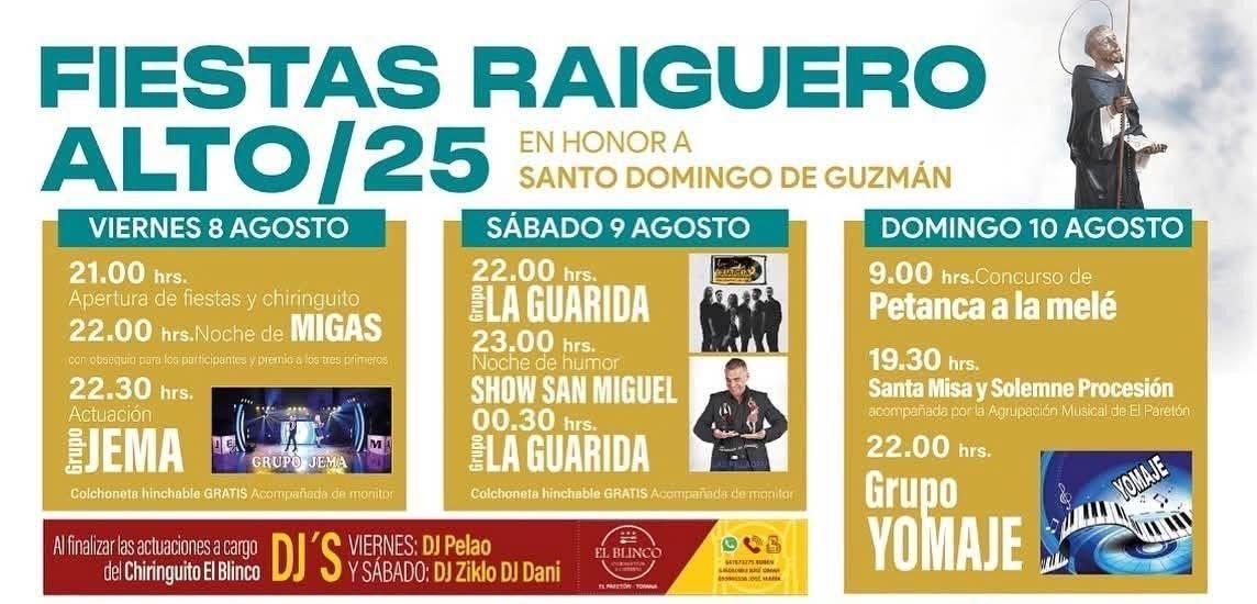 Fiestas Raiguero Alto