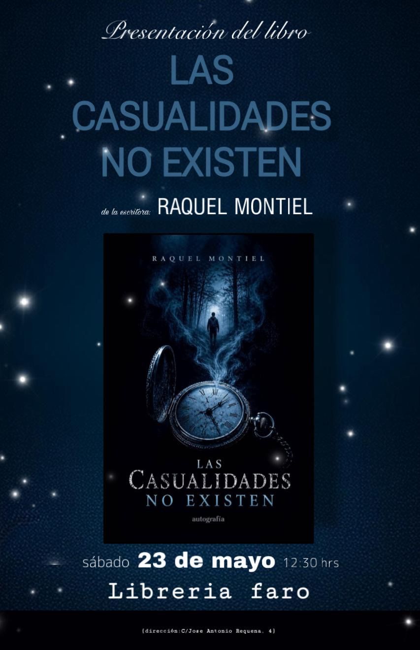 Presentación del libro “Las casualidades no existen” en Librería Faro