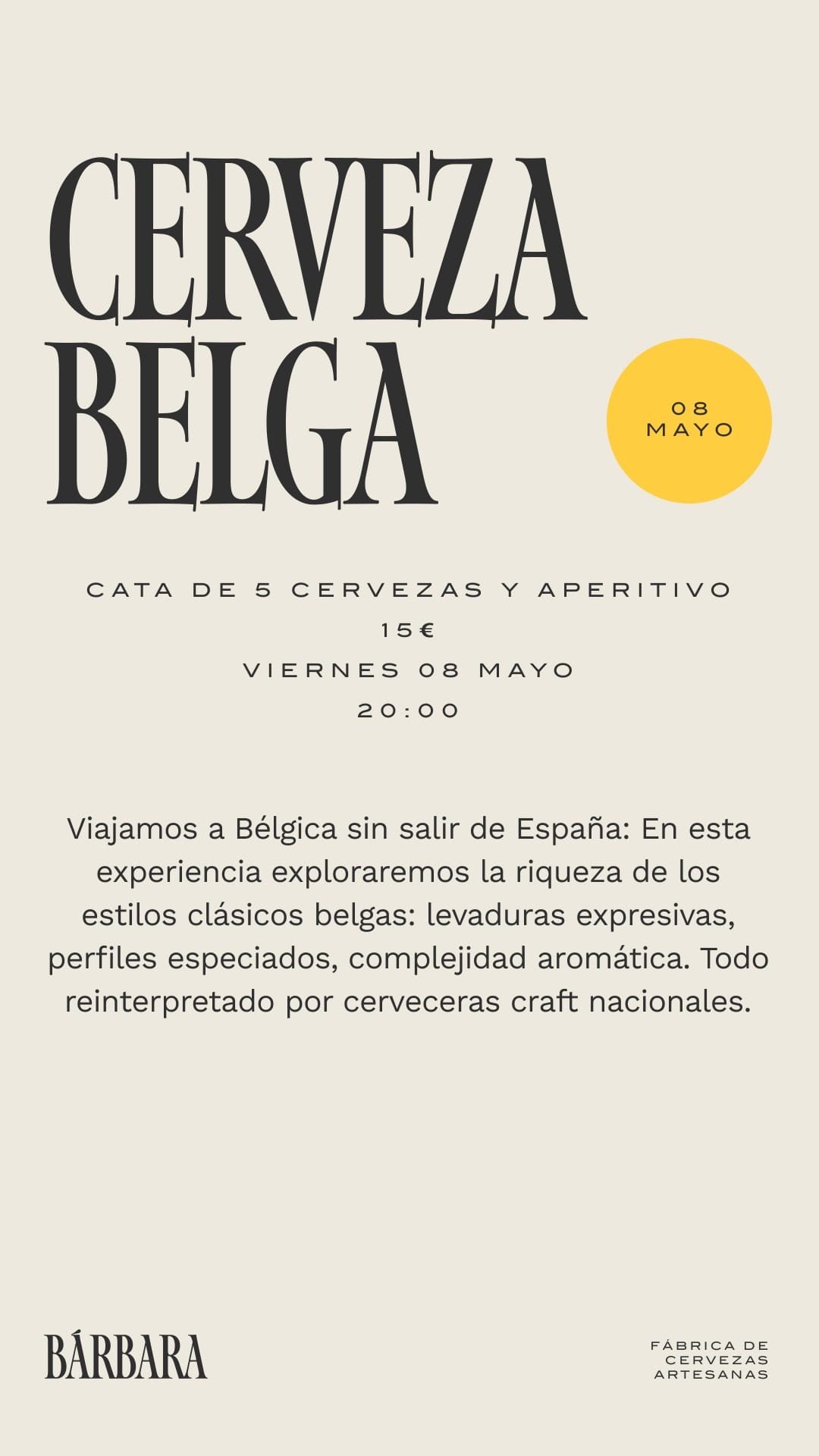 Cerveza Belga: Cata de cervezas y aperitivo  - Imagen 1